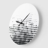 Modern, playful, urban geometric circle pattern große wanduhr (Winkel)