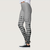 Modern, playful, urban geometric circle pattern leggings (Links)