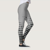 Modern, playful, urban geometric circle pattern leggings (Rechts)