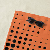 Modern, playful, urban geometric circle pattern strandtuch (Beispiel)