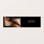 Modern PMU Cosmetic Salon Loyalty Folded Card Visitenkarten (Außenseite Aufgefaltet)