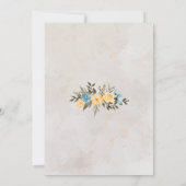 Modern Pompas Grass Retro Rainbow Boho Birthday Einladung (Rückseite)