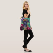 Modern Pop Art Boxer Dog Boxing Athlete Tasche (Am Model)