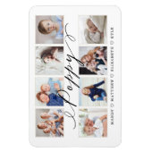 Modern Poppy Script | Entenkinder - FotoCollage Magnet (Vertikal)