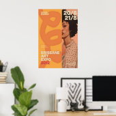 Modern Portrait Art Print Brisbane Art Expo 2012 Poster (Heimbüro)