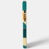 Modern Portuguese Azulejo Tile Pattern iPhone Case (Rückseite / Links)