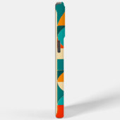 Modern Portuguese Azulejo Tile Pattern iPhone Case (Rückseite / Rechts)