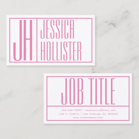 Modern präsentierte Logos und moderne Anschriften Visitenkarte (Vorne/Hinten)