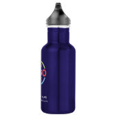 Modern präsentiertes Logo für Navy Blue Corporate  Edelstahlflasche (Rechts)