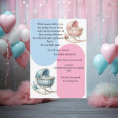 Modern Pregnancy Announcement Card - Bilingual Ara Einladung