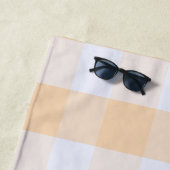 Modern Preppy Gingham Strandtuch (Beispiel)