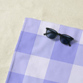 Modern Preppy Gingham Strandtuch (Beispiel)