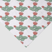 Modern Prickly Pear Cactus Seidenpapier (Ausschnitt)