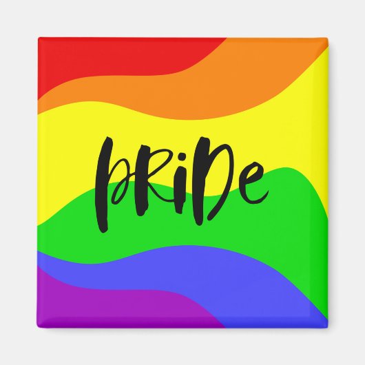 Modern Pride Rainbow Magnet (Vorne)
