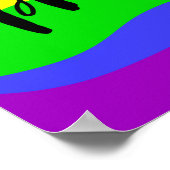 Modern Pride Rainbow Poster (Ecke)