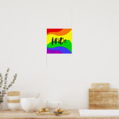 Modern Pride Rainbow Poster (Küche)