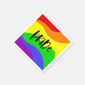 Modern Pride Rainbow Serviette (Ecke)