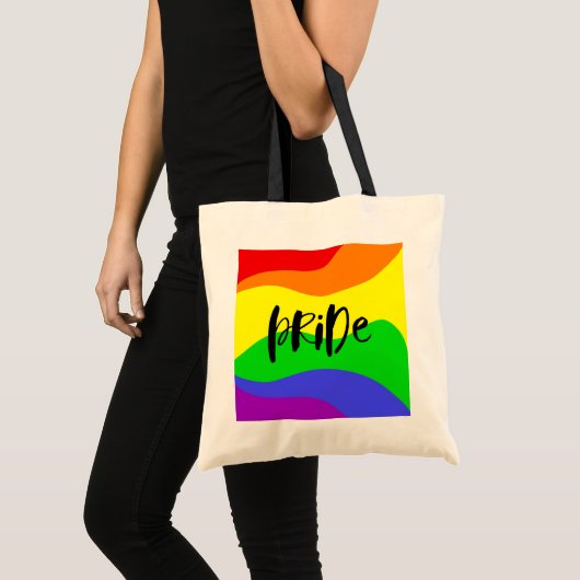 Modern Pride Rainbow Tragetasche (Vorderseite (Produkt))