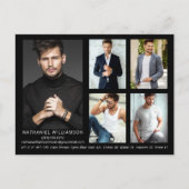 Modern Pro Modell 5 Foto Comp Card Postkarte (Vorderseite)