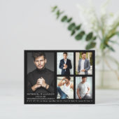 Modern Pro Modell 5 Foto Comp Card Postkarte (Stehend Vorderseite)