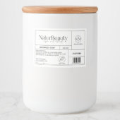 Modern Product Cosmetic Soap Label Lebensmitteletikett (Vorderseite)