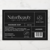 Modern Product Cosmetic Soap Label Lebensmitteletikett (Einzelnes Label)