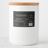 Modern Product Cosmetic Soap Label Lebensmitteletikett (Vorderseite)