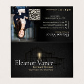 Modern Professional 2026 Pocket Calendar Folded Visitenkarten (Außenseite Aufgefaltet)