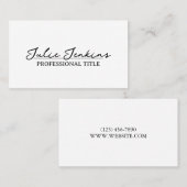 Modern & Professional Business Card Visitenkarte (Vorne/Hinten)