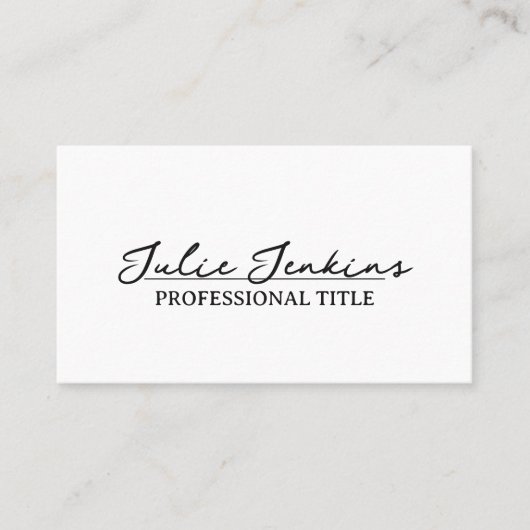 Modern & Professional Business Card Visitenkarte (Vorderseite)