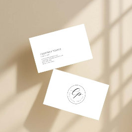Modern professional business card visitenkarte