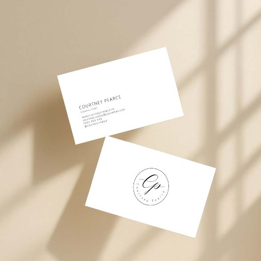 Modern professional business card visitenkarte