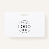 Modern Professional Business Card with QR Code ID Ausweis (Rückseite)