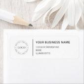 Modern Professional Business Return Address (Insitu)