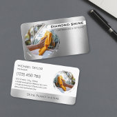 Modern Professional Car Detailing Washing Cleaning Visitenkarte