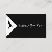 Modern Professional Classic Grey Goose Canada  Visitenkarte (Rückseite)