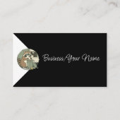 Modern Professional Classic Pest Control Raccoon  Visitenkarte (Rückseite)