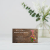 Modern Professional Cleaning Service Spray Bottle Visitenkarte (Stehend Vorderseite)