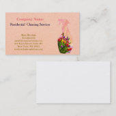 Modern Professional Cleaning Service Spray Bottle Visitenkarte (Vorne/Hinten)