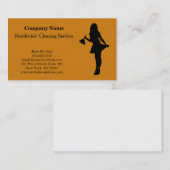 Modern Professional Cleaning Service Visitenkarte (Vorne/Hinten)