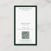 Modern Professional Corporate Networking Photo Visitenkarte (Rückseite)