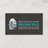 Modern Professional Drywall Plastering Services Visitenkarte (Vorderseite)