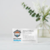 Modern Professional Drywall Plastering Services Visitenkarte (Stehend Vorderseite)