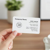 Modern Professional Logo Design Visitenkarte