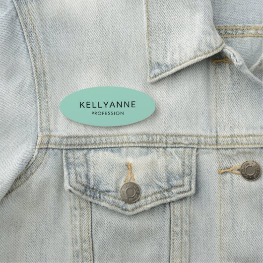 Modern Professional Magnetic Employees Namensschild (Beispiel)