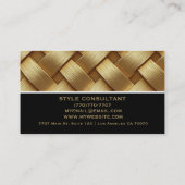 Modern Professional Minimalist Executive Generic B Visitenkarte (Rückseite)