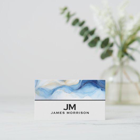 Modern Professional Minimalist Executive Generic B Visitenkarte (Stehend Vorderseite)