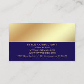 Modern Professional Minimalist Executive Generic B Visitenkarte (Rückseite)