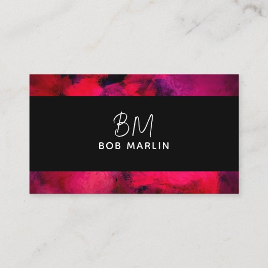 Modern Professional Minimalist Executive Generic B Visitenkarte (Vorderseite)