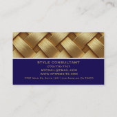 Modern Professional Minimalist Executive Generic B Visitenkarte (Rückseite)